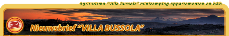 Villa Bussola Nieuwsbrief