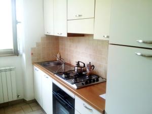 Appartementen in Le Marche, woonkeuken