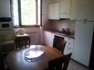Appartementen in Le Marche, woonkeuken